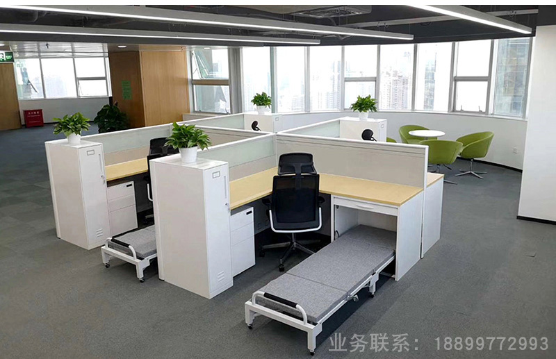 带午休床屏风卡位