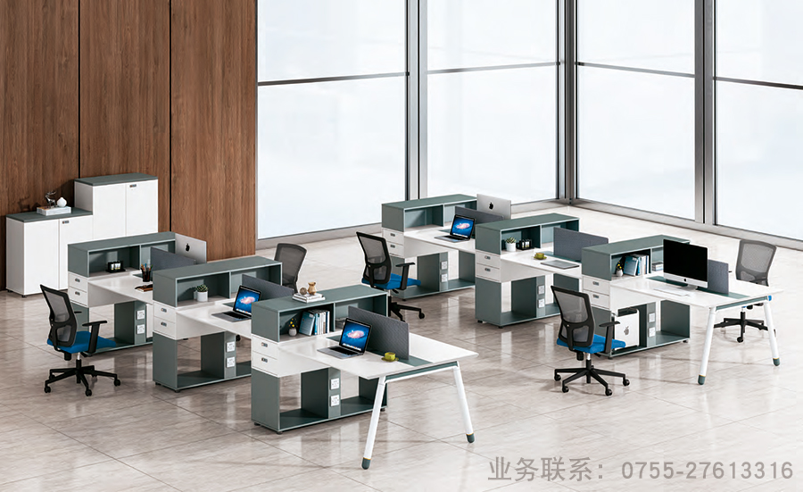 六人位办公桌